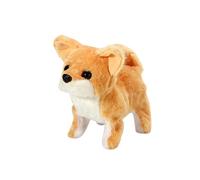 Uposao Jouets pour Chiens interactifs Chien de Jouet électrique activé par la Voix Marchant et aboyant Jouet Mignon de Chien en Peluche de Simulation pour Cadeau d'enfants