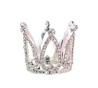 Uposao Mini Couronne Gâteau Topper Anniversaire De Mariage Décorations De Gâteau en Forme De Couronnes Dorées Et Argentées pour Mariage Anniversaire Bébé Douche Fête Gâteau Décor