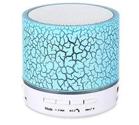 Uposao Mini Haut-Parleur sans Fil Bluetooth USB Rechargeable Subwoofer Son Stéréo Lecteur De Musique avec Lumières LED Prise en Charge De La Carte TF
