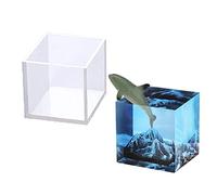 Uposao Moule Resine Epoxy Carre, Moules Silicone Cube Moulle en Résine Moulage Epoxy Différentes Tailles Moule Silicone Bijoux Moule pour Fabrication De Bijoux, Bricolage Artisanale Décorations