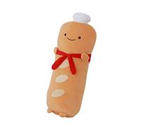 Uposao Oreiller en Peluche en Forme De Baguette De Pain Nourriture Amusante Animaux en Peluche Longue étreinte Corps Oreiller Cadeaux d'anniversaire pour Enfants, 50cm