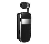 Uposao Oreillette Bluetooth sans Fil 4.1 Écouteurs Intra-Auriculaires Anti-Bruit Rétractable 10m Transmission Écouteur Mono, Connecter 2 Appareils Simultanément pour Conducteur, Vélo, Sport