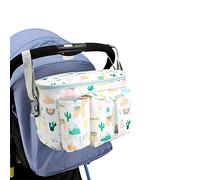 Uposao Organisateur De Poussette Et Landau, Multi-Fonction Organisateur à Langer Accesoire De Poussette pour Bébé Maternité avec Porte-gobelet, Accessoire Incontournable pour Landau Et Poussette