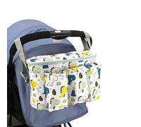Uposao Organisateur De Poussette Et Landau, Multi-Fonction Organisateur à Langer Accesoire De Poussette pour Bébé Maternité avec Porte-gobelet, Accessoire Incontournable pour Landau Et Poussette