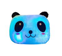 Uposao Peluche LED Panda Doudou Lumineuse - Jouet Avec Lampe Colorée, Coussin Mignon Super Doux, Oreiller - Cadeaux pour Enfants et Adultes
