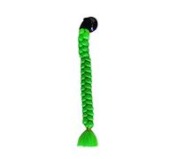 Uposao Queue De Cheval Tressée De Casque De Moto Perruque De Queue De Cheval avec Ventouse Détachable Casque Décorer Tresses pour Accessoires De Casque De Moto Scooter