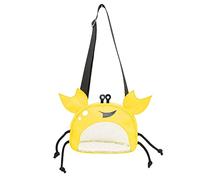 Uposao Sac De Plage en Maille De Crabe, Sac De Plage en Filet Crabe Sac De Jouets Rangement avec Bandoulière Réglable Sac Fourre-Tout en Filet pour Jouer en Plein Air pour Coquillages, Snacks, Jouets