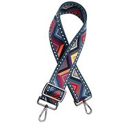 Uposao Sangle De Sac Messager à Une épaule Femmes 5cm Large Sangle D'épaule Remplacement Réglable Sangle en Toile pour Sacs À Main Sac À Bandoulière Sac 75-135cm Longueur Accessoires de Bricolage