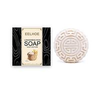 Uposao Shampoing Solide, Bar Shampooing De Savon Savon De Riz Artisanal Eau De Riz Et Ingrédients Naturels Savon De Riz pour Nourrir Et Adoucir Les Racines des Cheveux Secs pour Tous Les Cheveux