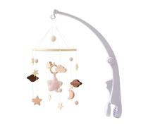 Uposao Support mobile pour lit de bébé - Support mobile pour table à langer - Hauteur réglable - Support mobile pour bébé - Support de support - Barre à suspendre - Carillon à vent - Cloche de lit