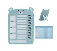 Uposao Tableau Memo Checklist Tableau des Taches Quotidiennes Enfant Adultes avec 13 Feuilles de Papier Vierge Memo Board pour Tableau to Do List Planning Tache Menagere Famille