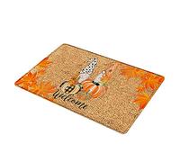 Uposao Thanksgiving Tapis De Noël Automne Feuille D'érable Bienvenue Intérieur Paillasson Automne Tapis De Sol pour Cuisine Chambre Salon Décor À La Maison Tapis