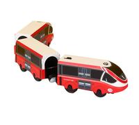 Uposao Train Électrique pour Enfants, Train Électrique avec Connexion Magnétique Locomotive À Batterie, Jouet Éducatif pour Enfants,C
