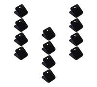 UPOUART 12 Pièces Pinces Clip en Plastique Noir, pour Tri et Classification de Documents, Adaptées aux Bureaux et Étudiants, Protection des Notes