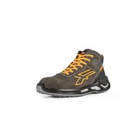 U-Power Chaussures de sécurité hautes Lord - Hydrofuges - Anti-Shock ESD S3 CI SRC - Gris/Orange 40