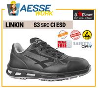 Chaussures de sécurité LINKIN S3 CI SRC,Noir,44 EU