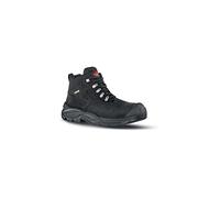 Upower - Chaussures de sécurité Hautes en Goretex imperméables Dude GTX - Environnements humides - S3 WR Hi CI SRC 46 - Noir