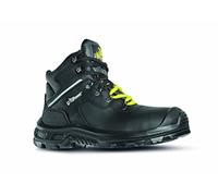 Upower - Chaussures de sécurité Hautes Ultra résistantes Thanos - Environnements exigeants - S3 SRC CI ESD 43 - Noir/Jaune