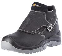 Upower - Chaussures de sécurité Hautes Classiques et Robustes Crocodile - Environnements de Soudure - S3 SRC 41 - Noir