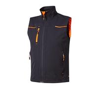 U-Power – Gilet de travail Saturn – Tissu bleu foncé – XL