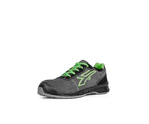Upower Mixte Taylor Esd S1ps Fo Sr Work Shoes, Gris Plomb Vert Fluorescent, 40 EU EU