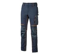 U-Power - Pantalon de Travail Slim Fit Bleu foncé Atom M - Bleu Foncé