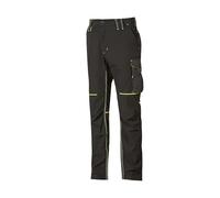 Upower - Pantalon de Travail Slim Noir World M - Noir