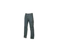 Upower - Pantalon Jeans de Travail Bleu Stretch Traffic 50 - Bleu