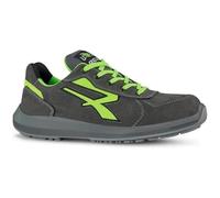 Chaussures De Sécurité Basses Point Carpet S1p Src Esd - Gris - Vert - Red Carpet Rc20036 - U-Power - 44