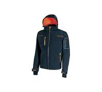 U-POWER FU187DB-4XL - Chaqueta SOFT SHELL con capucha gama FUTURE modelo SPACE Deep Blue Talla 4XL