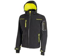 Upower - Veste Softshell de Travail imperméable Noire Space XL - Noir