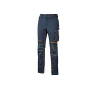 Upower Workwear Atom Asphalt Grey/Green - Abbigliamento - Pantaloni Atom Deep Blue/L8/ATOM Deep Blue/Performance Wear