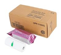 UPP-110HG Lot de 10 rouleaux de papier à ultrasons brillant pour Sony Upp-110HG, 110 mm x 18 m
