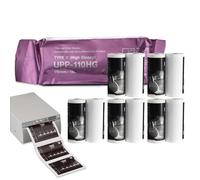 UPP-110HG Lot de 10 rouleaux de papier thermique pour enregistrement vidéo à ultrasons, 110 mm x 18 m