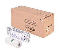 UPP-110S Lot de 10 rouleaux de papier à ultrasons compatible Sony Type I (normal), support d'impression thermique pour imprimante noir et blanc (110 mm x 20 m)