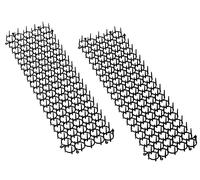 UPP grilles anti-nuisible I barrière à pics I accessoire de protection contre animaux I repousse chat et pigeon sans les blesser I Lot de 2 tapis à pics I Dimension par tapis : 49 x 3 x 14 cm