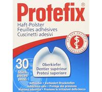 Protefix Coussinets adhésifs supérieurs pour prothèse dentaire – pack de 30