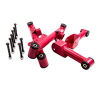 Upper Lower Rear Tubular Control Arms W/ Hardware For Ford Mustang 79-04 Rouge