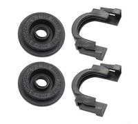 Upper Radiator Mount Bracket Bushing 2Set for pour nissan ABS Radiator Mount Bracket Bushing Kit Black Color Radiator Bracket Bushing Set for pour nissan Altima Maxima OEM 21542-CA000 Radiator Mount