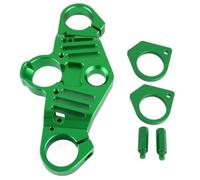 Upper Triple Clamp Front Fork Fourche supérieure avant d'arbre à Triple pince, accessoires pour Ninja400 fourche superieur(Green)