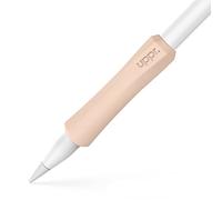 UPPERCASE Designs NimbleGrip Lot de 2 supports ergonomiques double face en silicone de qualité supérieure, compatible avec Apple Pencil Pro, USB-C, 2e génération, 1ère génération (beige)