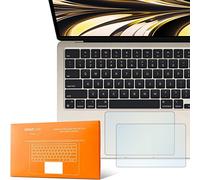 UPPERCASE GhostCover Touch Protecteurs de Trackpad Premium avec Finition Mate, Compatible avec MacBook Air 13" 2025 2024 2022 M4/M3/M2, A3240 A3113 A2681, Lot de 2, Transparent Mat
