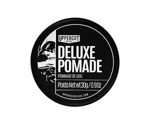 Uppercut Deluxe, Deluxe Pomade en Format Midi, Pomade Professionnelle à Base d'Eau pour Créer des Looks Intemporels et Classiques, Maintien Fort et Brillance Élevée, Produit Capillaire pour Hommes 30g