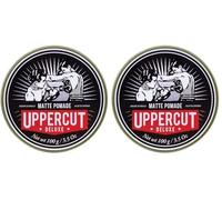 Uppercut Deluxe Matte Pomade Hair Styling Product For Men With A Medium Hold, No Shine Water Based Matte Hair Styling Product Easy Wash Out, No Residue 100g (Lot de 2)