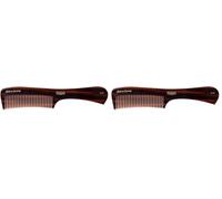 Uppercut Deluxe Peigne de Coiffure CT9, Peigne à Dents Longues à Manche Plat pour un Contrôle de Coiffure Optimal, Idéal pour Entretenir des Coiffures de Longueur Moyenne à Longue (Lot de 2)