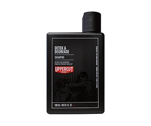 Uppercut Deluxe Shampoing Detox et Dégraissant, Shampoing Détox Profond pour Éliminer les Résidus, Convient aux Cheveux Gras, avec du Charbon Actif Ajouté, 240ml