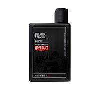 Uppercut Deluxe Shampooing Force et Réparation, Enrichi en Biotine et Caféine pour Favoriser une Croissance Saine, Convient à Tous les Types de Cheveux, Produit Capillaire pour Hommes, 240ml