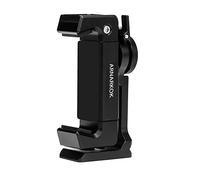 upport de trépied pour téléphone en métal avec sabot froid, filetage 1/4 ", rotation à 360 °, compatible avec iPhone 7 8 X 11 12 Pro Max Support de trépied pour téléphone portable Samsung Smart Phone