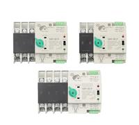 UPQQBZFZD 2P Din Rail ATS PV Inverter Dual Power Automatic Transfer Selector Switches Uninterrupted 63A 100A Photovoltaic Solar(2P,63A)