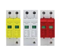 UPQQBZFZD Dispositif De Protection Contre Les Surtensions AC SPD 2P for La Maison, Parafoudre De Protection Contre La Foudre AC 420 V 20 KA 40 KA 60 KA for Système Photovoltaïque Solaire(30kA-60kA)